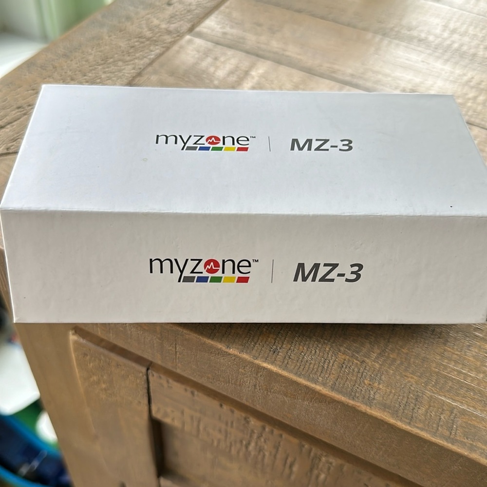 MyZone MZ3 fitness heart monitor.